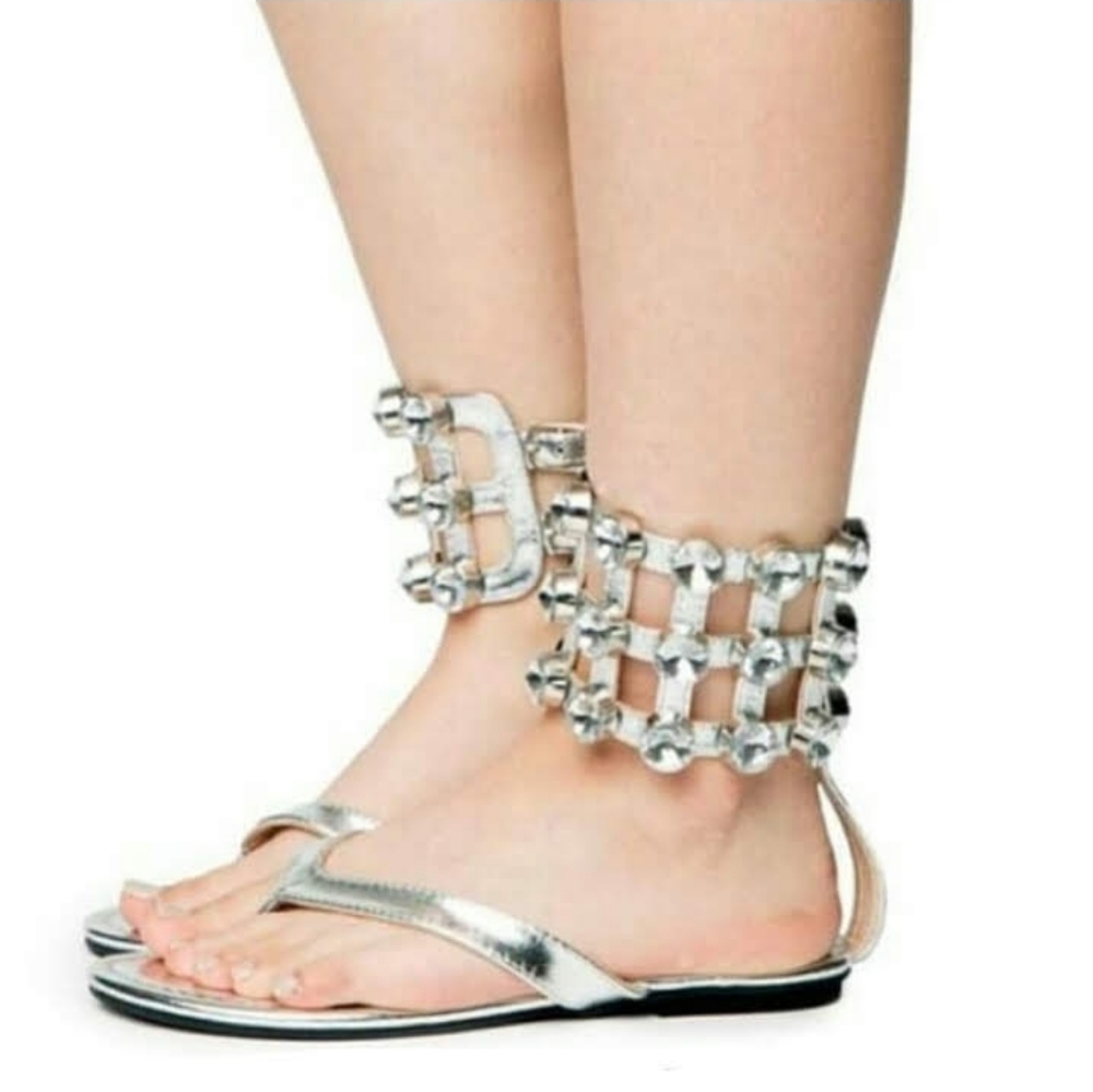 Thong Caged Sandals